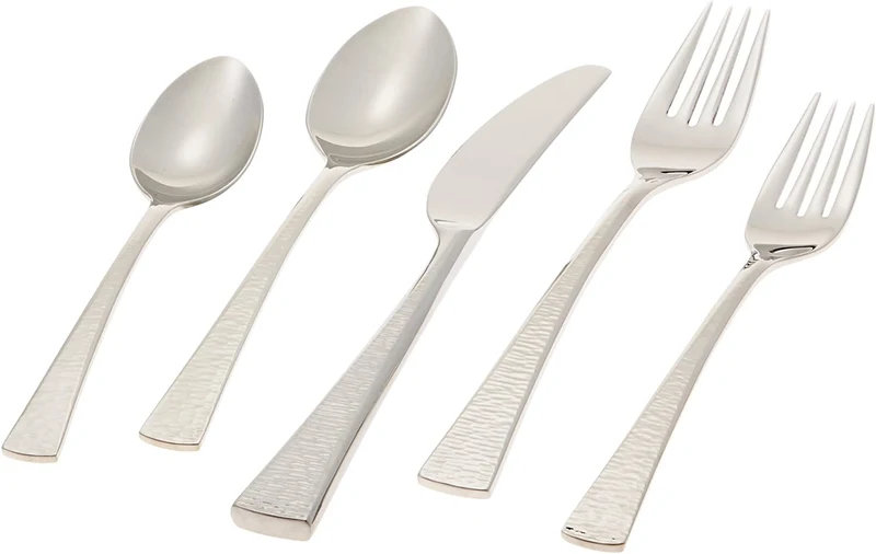 Lenox Gorham Biscayne, 18/10 Stainless Steel, 65-piece Flatware Set, Service for 12
