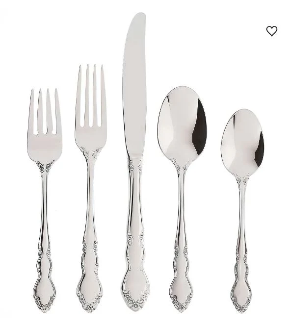 Oneida Dover 20 Piece Fine Flatware Set, Service for 4