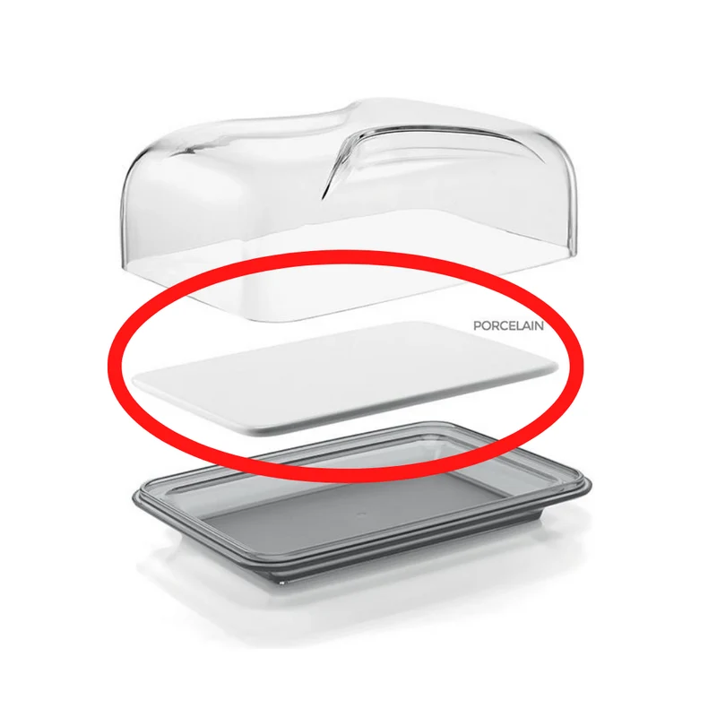 Plateau en porcelaine RECTANGLE Guzzini