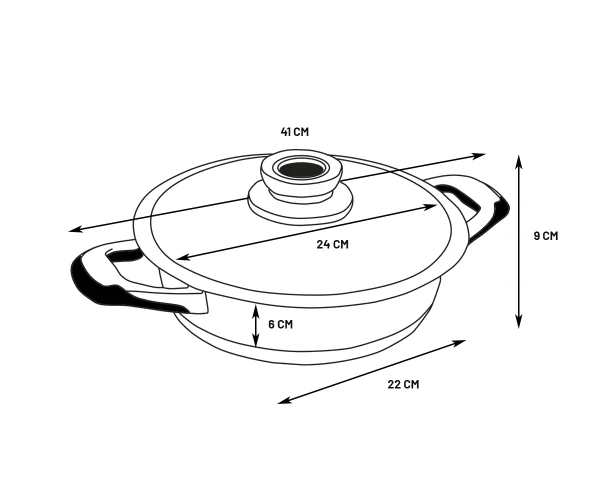 Sauteuse Ecovitam cuisson basse température