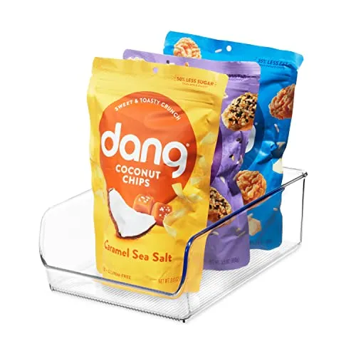 iDesign Linus Plastic Fridge and Freezer Storage Organizer Bin