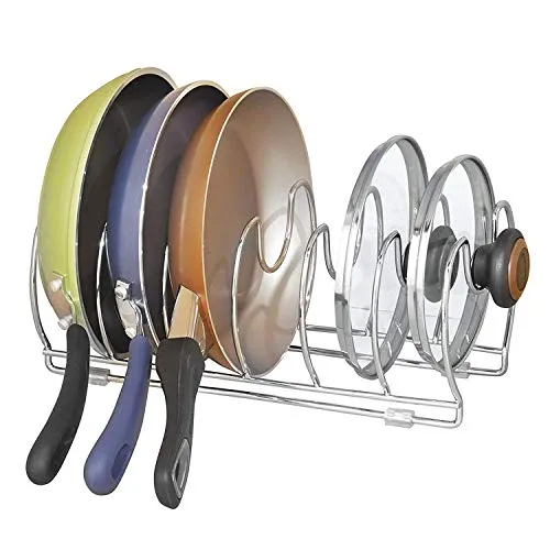 iDesign InterDesign Kitchen Cabinet Storage Skillets/Pan Horizontal Organizer