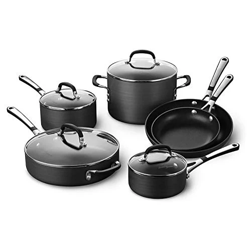 Calphalon Simply Pots and Pans 10 Piece Cookware Set