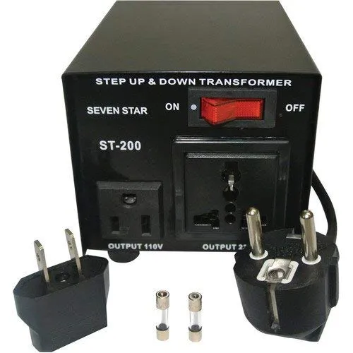 Sevenstar ST-200 200W Step Up Step Down Transformer