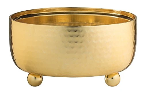 Decorizer Hammered Steel ½ lb. Container Holder (Gold)
