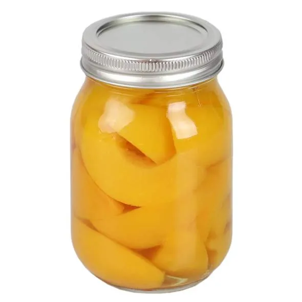 Home Basics 16 oz. Wide Mouth Clear Mason Canning Glass Jar