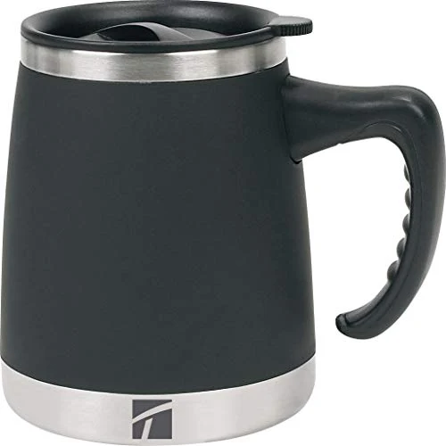 Trudeau Maison Umbria Desk Mug, 15 oz, Black