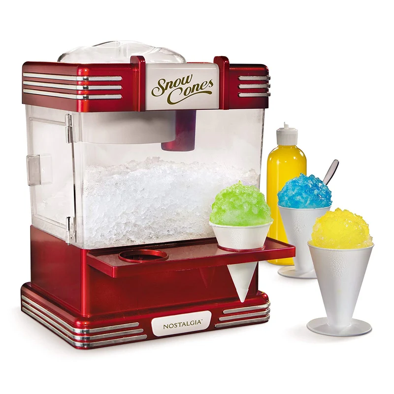 Nostalgia RSM602 Retro Snow Cone Maker Slush Machine 20 snow cone, 8oz
