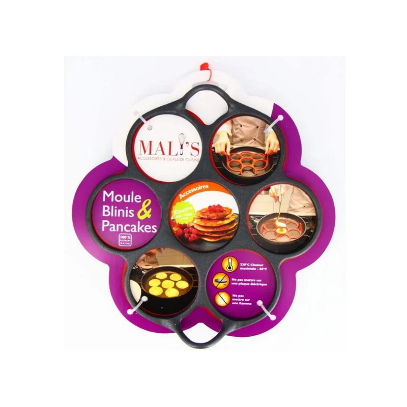 Moule 7 mini blinis/pancakes