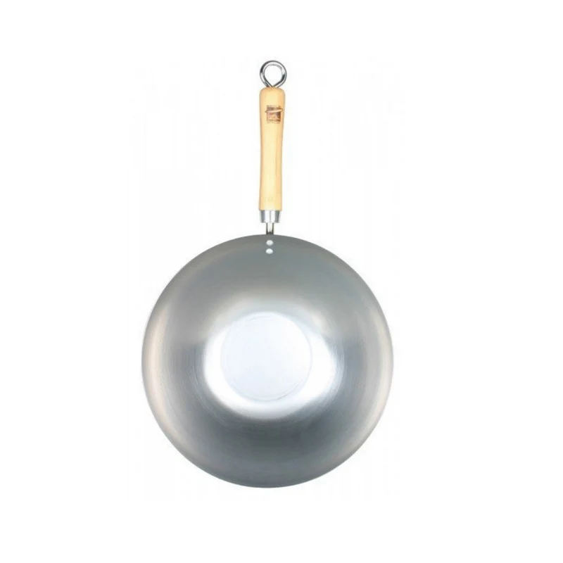 Wok tôle d'acier 27cm