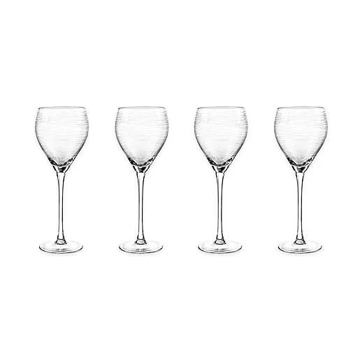 Qualia Graffiti Stemmed Red Wine Glass, Set of 4