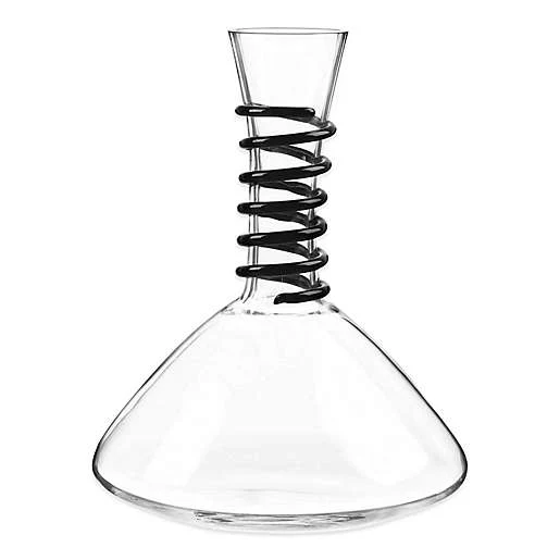 Qualia Ebony Glass Carafe Decanter