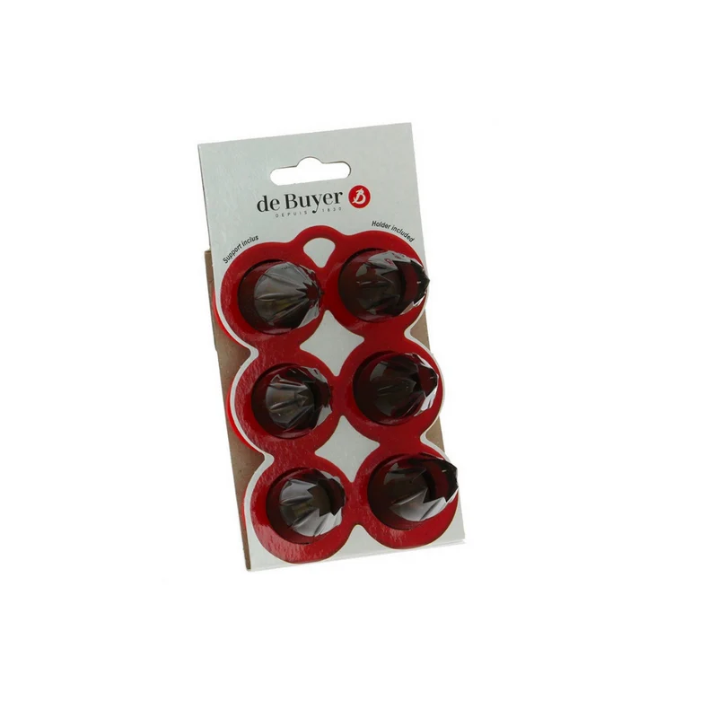 Coffret 6 douilles cannelées