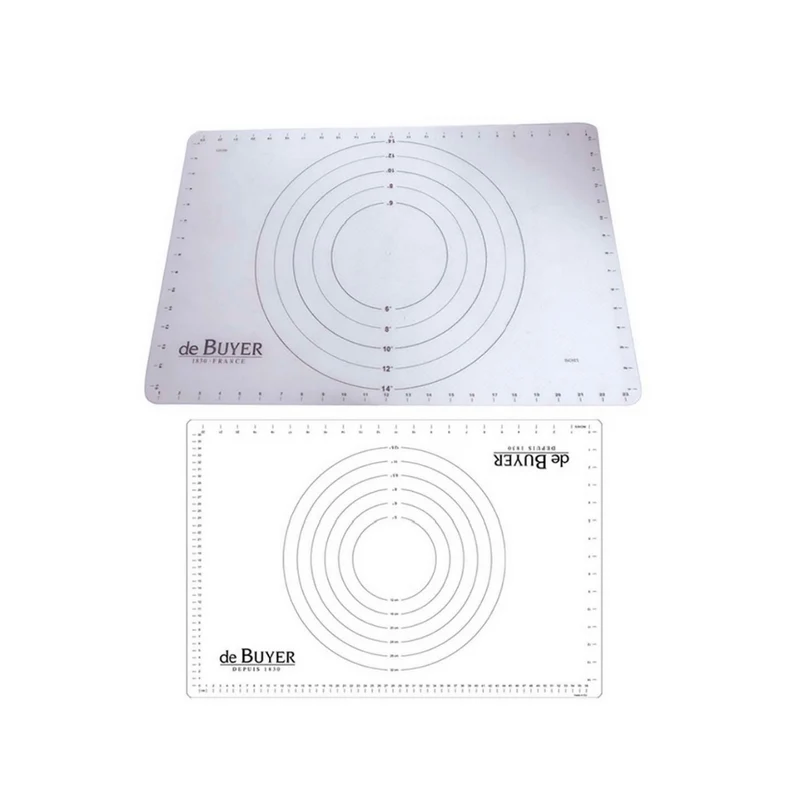 Tapis de préparation antiadhésif avec marquages, silicone