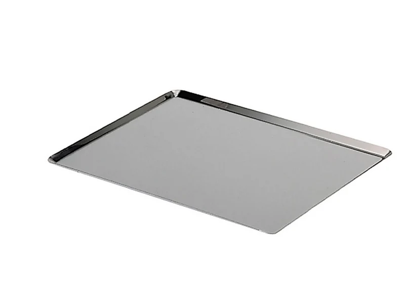 Plaque de cuisson bords pincés inox