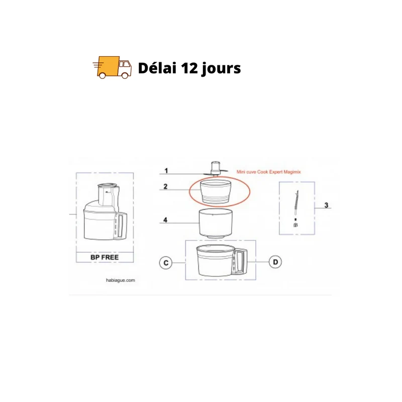 Mini cuve Cook Expert Magimix