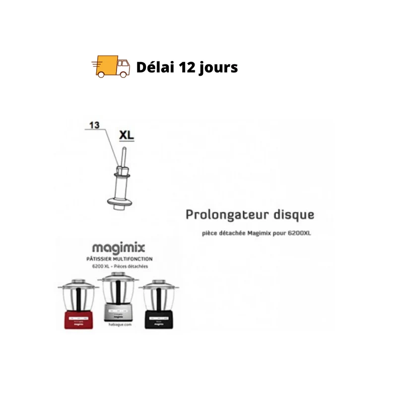 Prolongateur disque Robot Magimix 6200XL