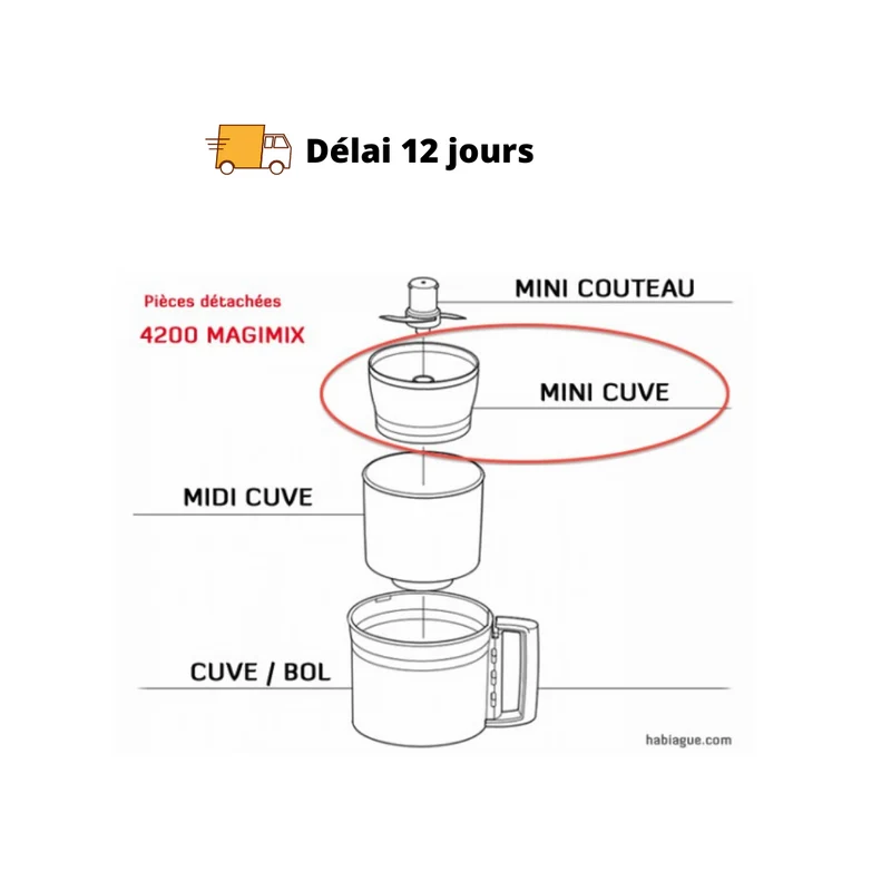 Mini cuve robot Magimix CS 4200