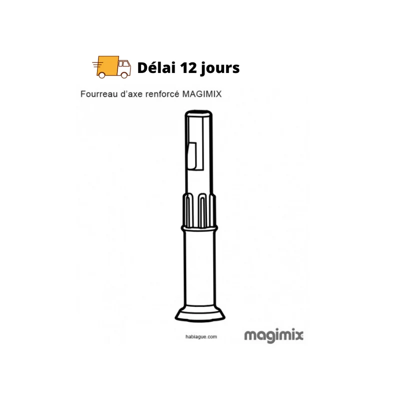 Fourreau d'axe renforcé robot Magimix 4200