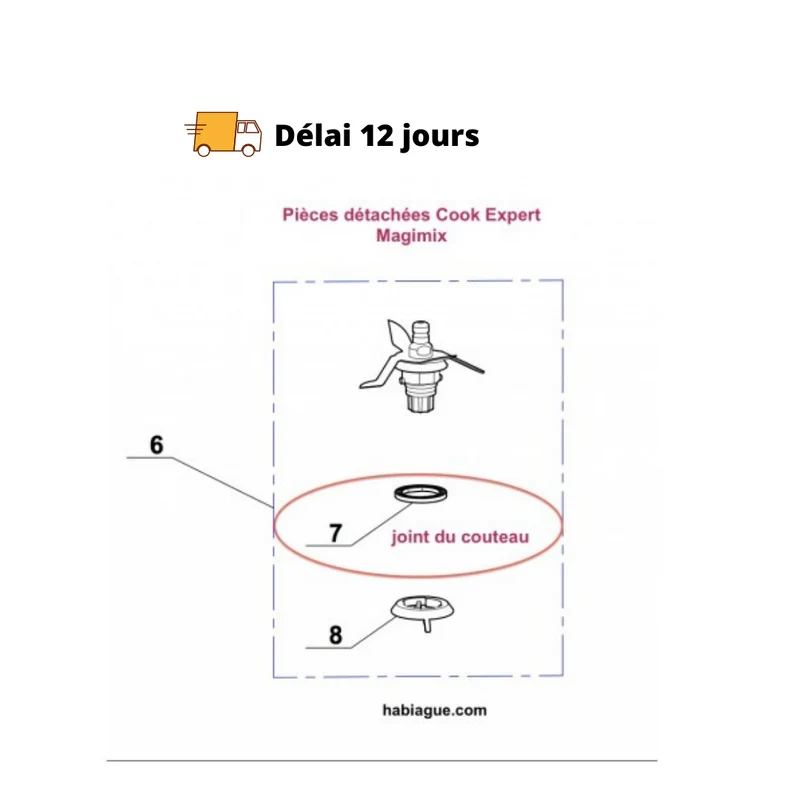 Joint de couteau Cook Expert Magimix