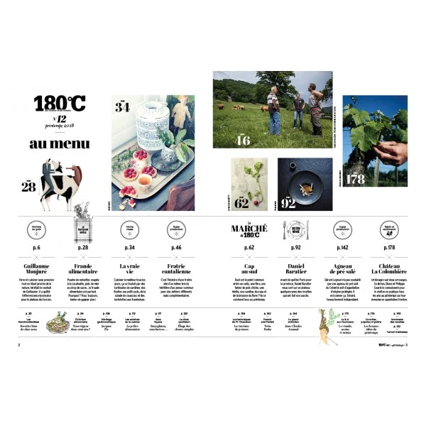 Revue culinaire 180°C N°12 Des recettes et des hommes