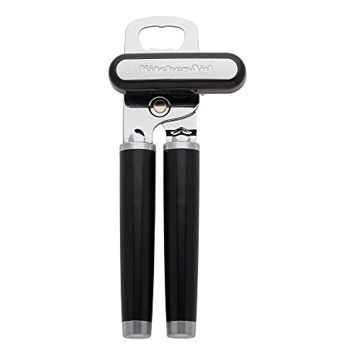 KitchenAid Classic Multifunction Can Opener Bottle Opener, Black