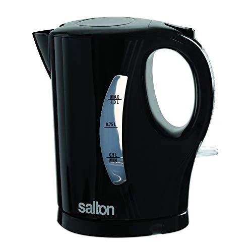 Salton Compact 1 Liter Electric Kettle, Black