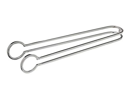 Godinger Stainless Steel Wire Ice Serving Tong, Silver