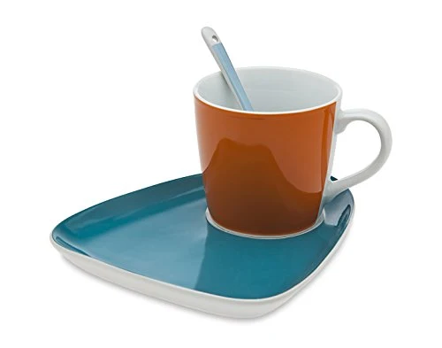 Godinger Silver Art Urban Indulgence 3 Piece Mug Set, Teal