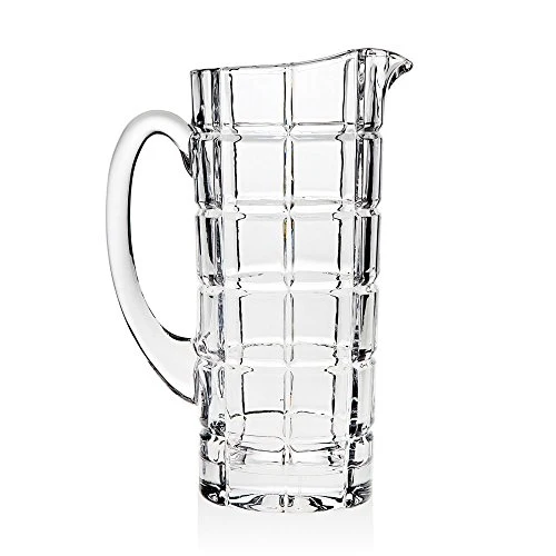 Godinger 46 Oz Radius Crystal Water Pitcher (6.89L X 7.48W X 10.16H)
