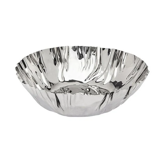 Godinger Stainless Silver Crumpled Edge Bowl