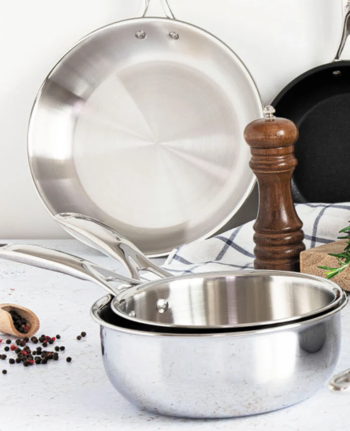 Casserole inox 5-ply – Castel’Pro® Cristel