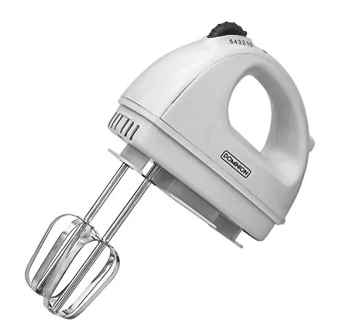 Dominion 5S Speed 150-Watt Hand Mixer, White