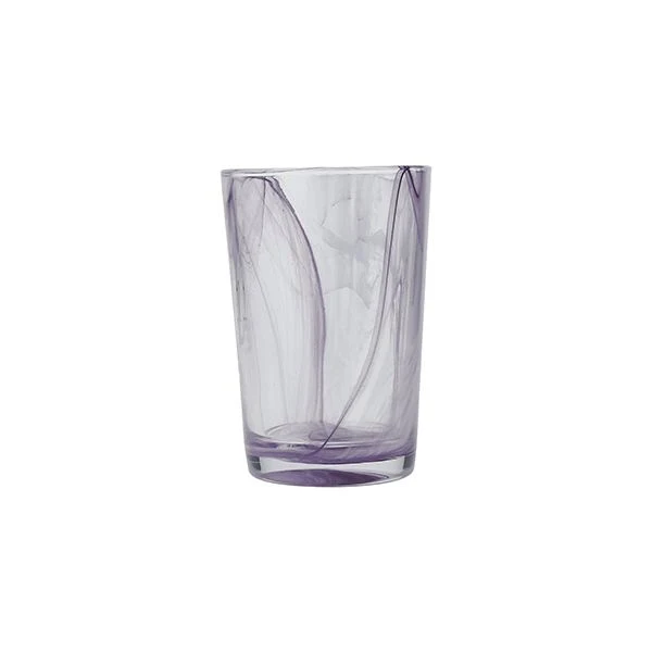Fortessa Swirl Amethyst Purple Ice Beverage Highball Glass 14oz, Set of 6