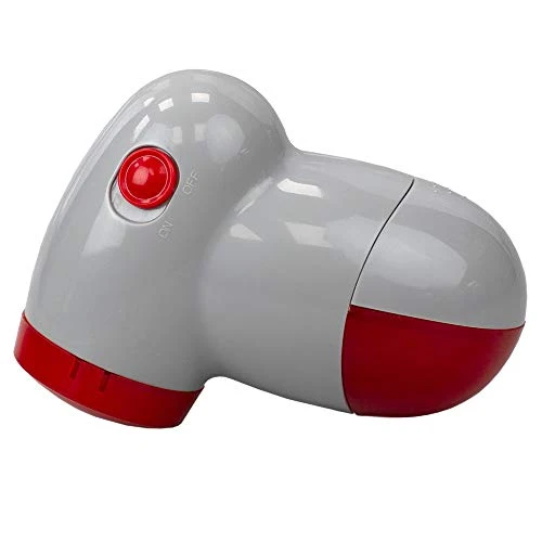Sunbeam Battery Operated Portable Lint and Fuzz Remover Fabric Shaver with Comfort Handle