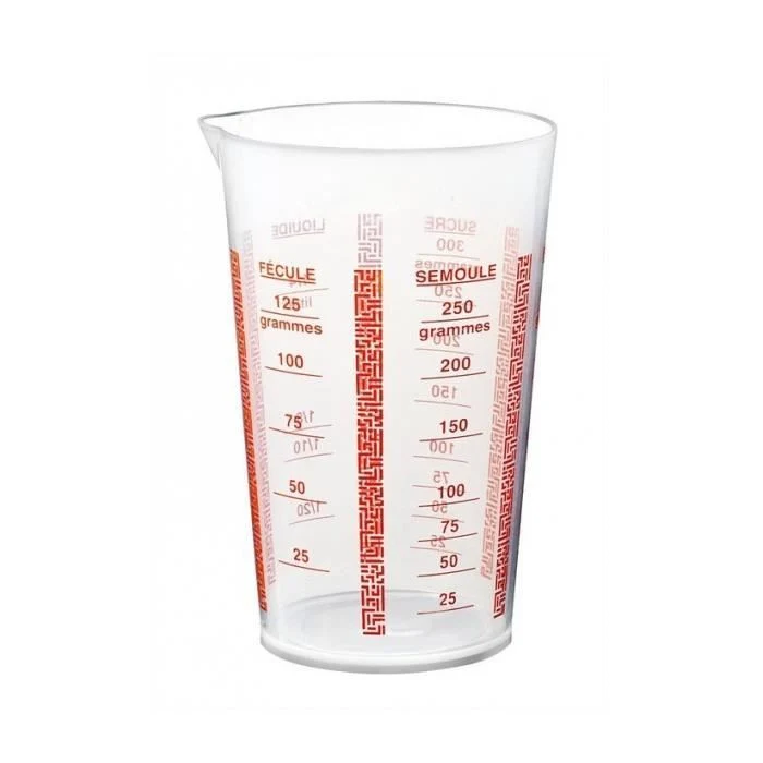 Verre doseur souple 1/4L