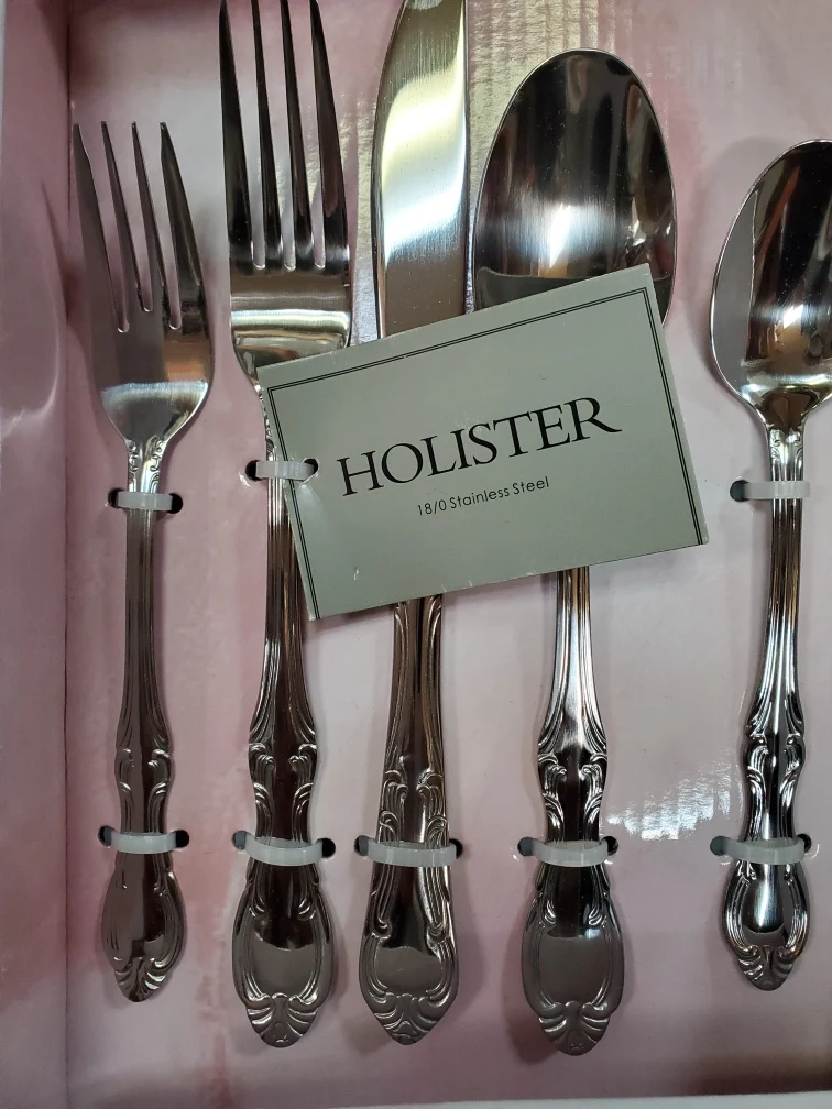Prestige Columbia Flatware, Royal Crest 20 Pieces Set, Service for 4, 18/0