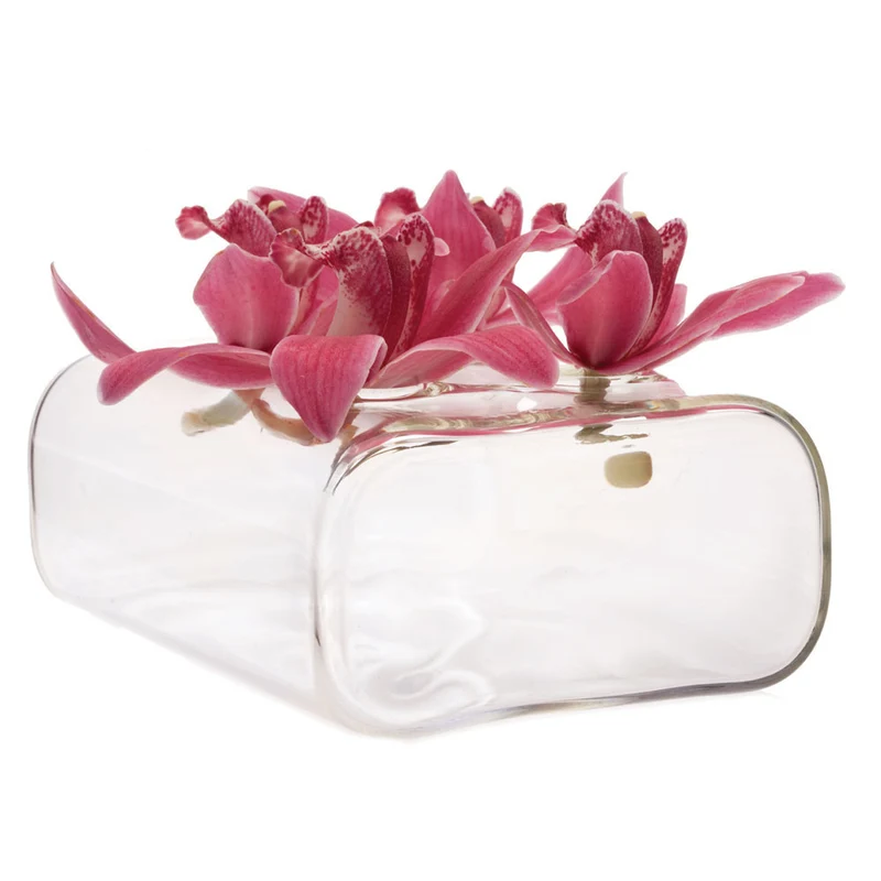 Chive Hudson 2 Flute Vase, 4 Hole (5” long, 4” wide, 2” tall)