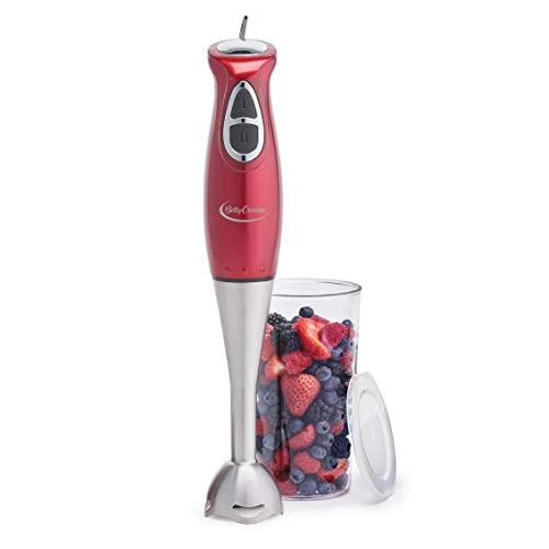 Betty Crocker 2 Speed Immersion Hand Blender - Red