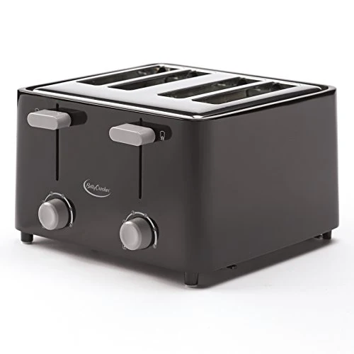 Betty Crocker 4-Slice Toaster, Black