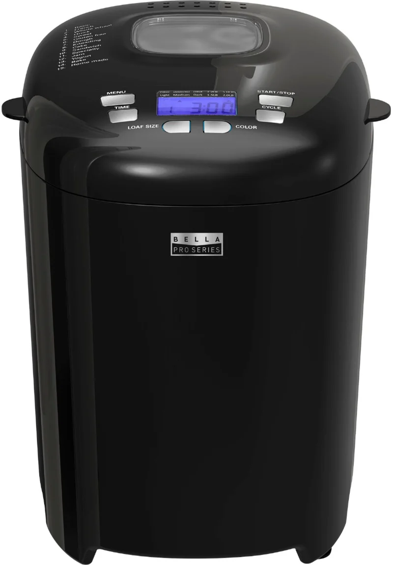 Bella Pro Series - 2-lb. Bread Maker Machine - Black