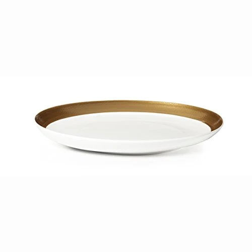 Mikasa 14.75" Oval Platter, Hammersmith Gold