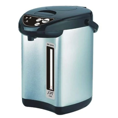 Sunpentown SP-3619 3.8QT Stainless Steel Dual-Pump Hot Water Dispensing Pot with Automatic push-button dispensing, plus manual air pump PUMPPOT