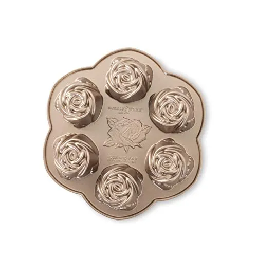 Nordic Ware Rosebud Baking Pan, Copper