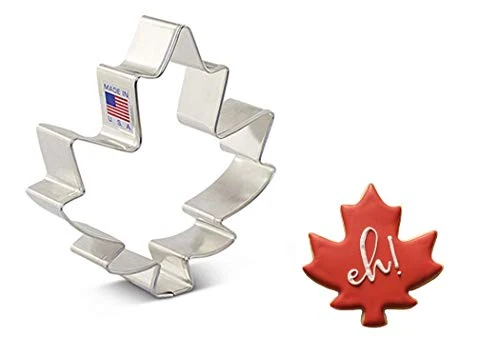 Ann Clark Cookie Cutters Large Maple Leaf Cookie Cutter, 4"