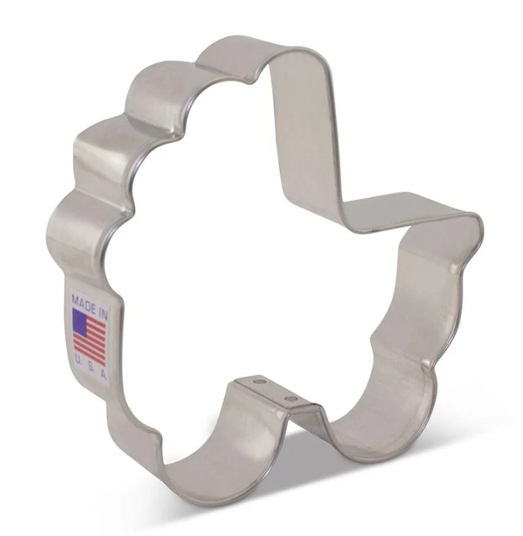 Ann Clark Baby Carriage Cookie Cutter 3 1/2" x 3 3/8"