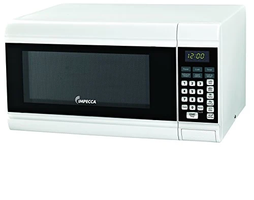 Impecca CM0991W Countertop Microwave Oven 900W Power 0.9 cu. ft., White