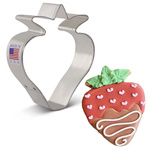 Ann Clark Strawberry Cookie Cutter, 3.5"