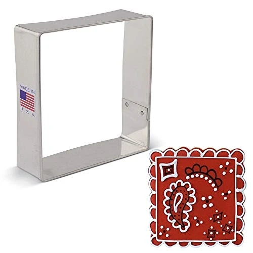 Ann Clark Cookie Cutters Square Cookie Cutter, 3"