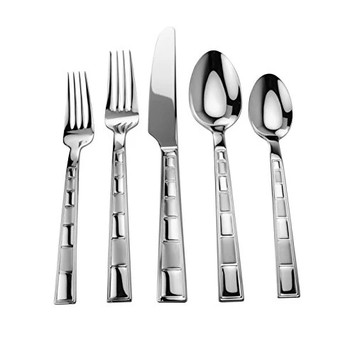 David Shaw 20 Piece 18/10 Stainless Steel Flatware Set, Splendide Chicago